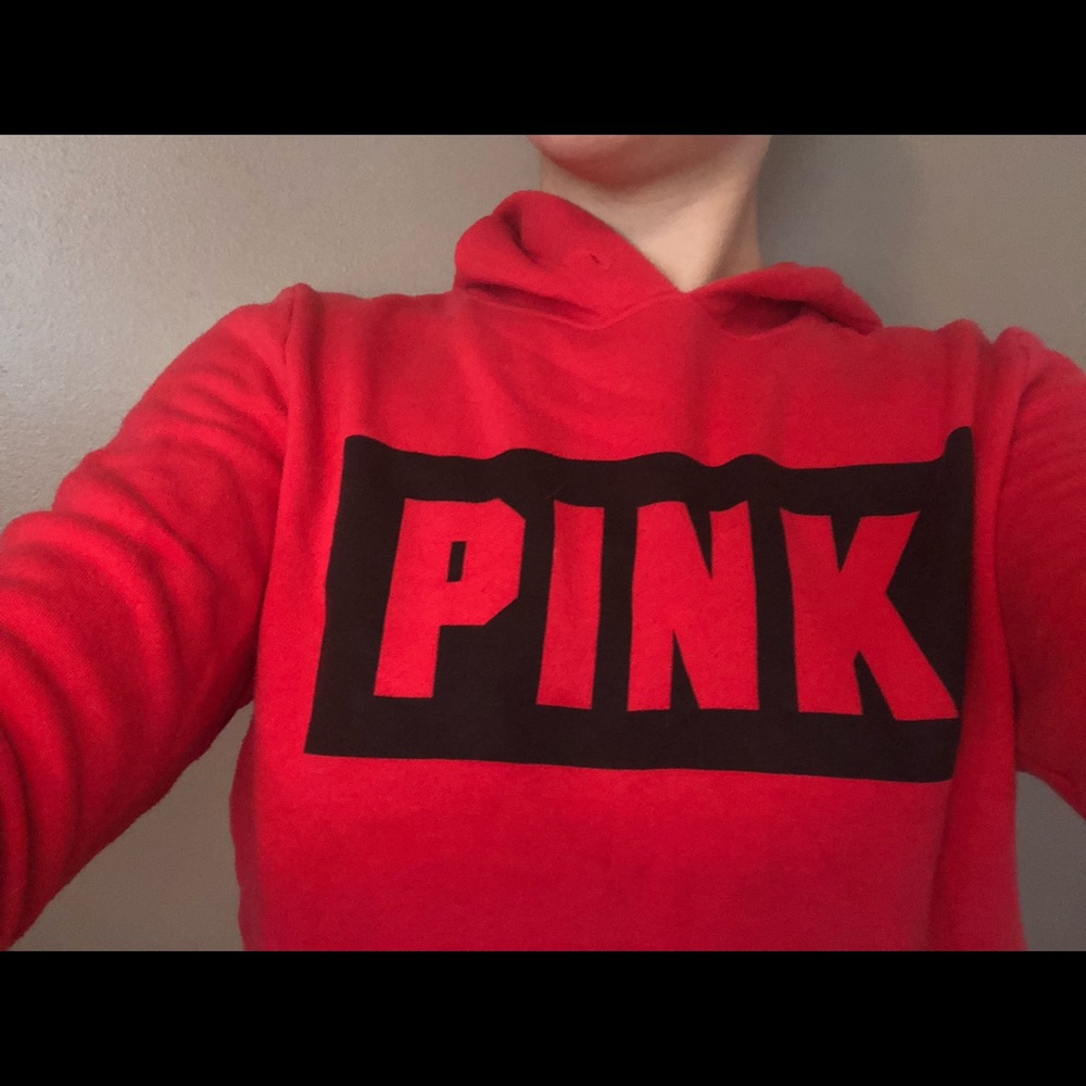 PINK pullover hoodie